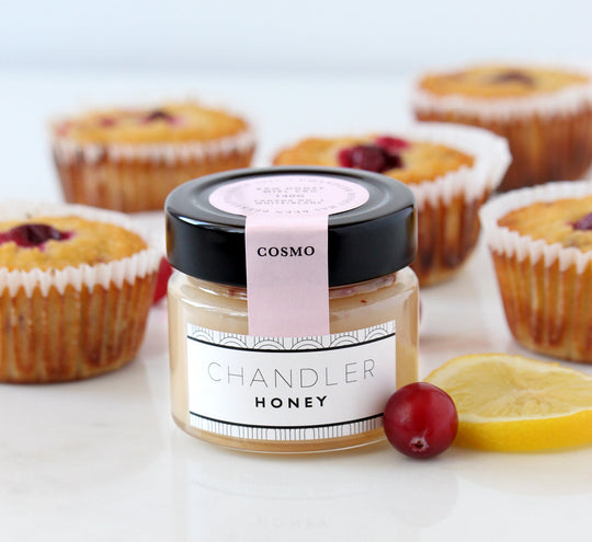 Lemon Cranberry Muffins - Chandler Honey